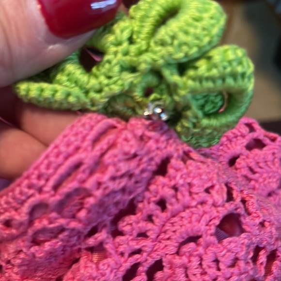 Lilly Pulitzer White Label NWT. crotchet halter top. Size ML.  Very different. - Picture 6 of 14